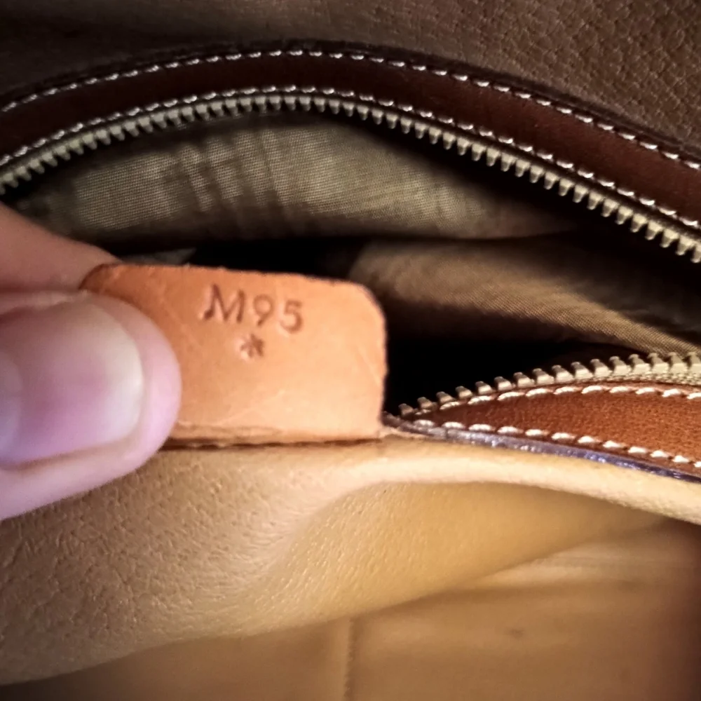 Vintage Celine Leather Macadam Boston Bag